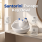 🌊🐚Blue and White Ocean Theme Ceramic Key Holder Tray | Decorative Catchall Tray Ocean Style Home Decor