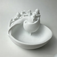 🌊🐚Blue and White Ocean Theme Ceramic Key Holder Tray | Decorative Catchall Tray Ocean Style Home Decor