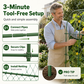 🎉 2026 Sale — Over 24,600 Sold!🥒 Expandable Cucumber Trellis – Climbing Plant Support for Garden Vegetables