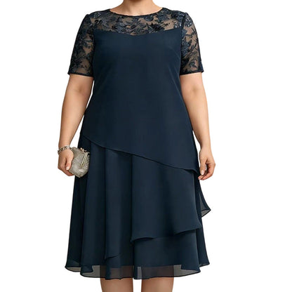🌸Women's Elegant Plus Size Tiered Dress
