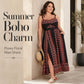 🌼🤍Plus Size Boho Long Dress Thin Spaghetti Straps Summer Outfit