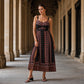 🌼🤍Plus Size Boho Long Dress Thin Spaghetti Straps Summer Outfit