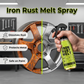 🛠Factory direct sale, genuine 50% off！✨One-click remove old rust！Iron Rust Melt Spray