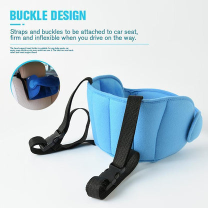 📢📢50% OFF !! ⏰Kids Car Sleeping Head Support Band – Adjustable Toddler Sleep Headrest Pillow, Anti-Droop Child Head Stabilizer for Car Seats, Prevent Neck Soreness During Road Trips
