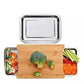 🔪 Wooden Cutting Board with Slide-Out Detachable Trays | Juice Groove & Storage Drawer Kitchen Chopping Block