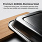 🔪 Wooden Cutting Board with Slide-Out Detachable Trays | Juice Groove & Storage Drawer Kitchen Chopping Block