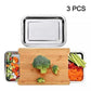 🔪 Wooden Cutting Board with Slide-Out Detachable Trays | Juice Groove & Storage Drawer Kitchen Chopping Block
