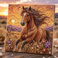🏆 Last Day Special Price £8.99🦉💛 Highland Cow Pearl Art DIY Kit – Relaxing DIY Craft to Create Stunning Coastal Artwork