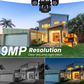 ☀️ LIMITED-TIME 50% OFF! ✨ Solar Wireless Security Camera – Triple Lens,9MP Color Night Vision,IP66 Waterproof 🏠
