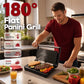 🍳50% OFF NOW! Electric Sandwich Press and Panini Maker with 180‑Degree Flat Grill, Fast‑Heating Non‑Stick Indoor Countertop Grill for Steak, Burgers & Toasted Sandwiches
