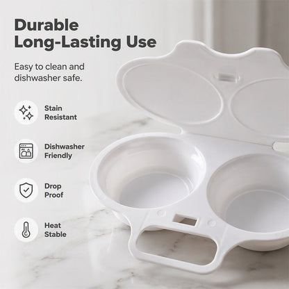 🍳Buy 1 Get 1 Free✨Dual Cavity Microwave Egg Poacher