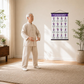 🧘✨🖼️Tai Chi Workout Poster for Seniors｜Simple Gentle Movements, Perfect Home Exercise Guide for Elderly Beginners