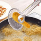 ⏳ 50% OFF! ✨ 2-in-1 Stainless Steel Food Tongs & Oil Strainer – Integrated Fine Mesh, Durable 410 Steel & Ergonomic Comfort Handle – Scoop, Drain & Hold Fried Foods with Ease 🥢