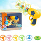 🔥LED Flying Disc Launcher Gun Toy｜Light‑Up Flying Disc Blaster Gun Outdoor Game Toy for Boys Girls