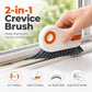 🧹 LIMITED TIME 50% OFF! 2-in-1 Window Groove Cleaning Brush with Built-in Scraper – Narrow Crevice Tool with Hard Bristles ✨