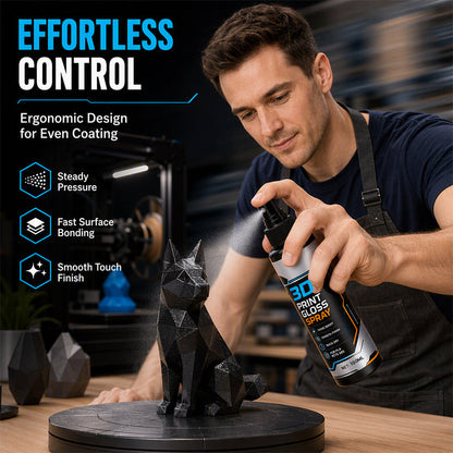 📢 LIMITED TIME 50% OFF! ⏰ 3D Printer Model Gloss Spray – Quick Drying Layer Line Reducer for PLA, PETG & ABS ✨