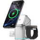 💥⚡3‑in‑1 Magnetic Wireless Fast Charging Stand 🚀Multi‑Function Charger for Smartphone Watch & Earbuds