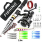 🚨⏰Only today: 50% discount!🎣🎒Complete travel fishing set + carry bag – ideal for anglers on the go