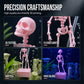 💀Dancing Skeleton Aquarium Bubbler, Fun Air‑Driven Fish Tank Ornament Decoration