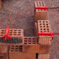 🔧Adjustable PA6 Brick Line Clips & Extended Runners ⚙️ Durable Construction Tool for Brick Laying Work