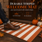 🚪Simple Striped Non‑Slip Door Mat ✨ Durable Striped Doormat for Home Entrance