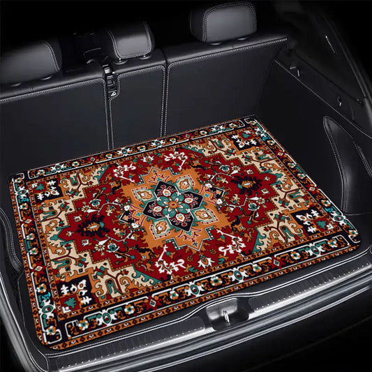 🧰Universal Car Trunk Mat ✅ Non‑Slip Backing Heavy‑Duty Cargo Mat for Car Trunk Protection