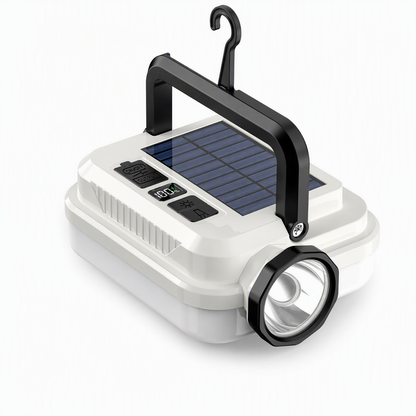 ⛺💡Dual-Light Solar Camping Lantern | Light Up Your Campsite & Charge Your Phone