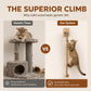Cat Climbing Rope with Solid Wood Bracket