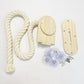 Cat Climbing Rope with Solid Wood Bracket