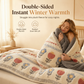 🛌 50% OFF! ✨ Double-Sided Sherpa Fleece Comforter – Snowflake Velvet & Dense Lamb Fleece Heat Lock, Ultra-Soft Velvet Touch & Durable Digital Print – Cozy Winter Warmth for Every Room ❄️