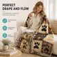 🐾🛋️Ultra-Soft Flannel Throw Blanket | Cute Patchwork Style🧶