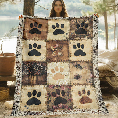 🐾🛋️Ultra-Soft Flannel Throw Blanket | Cute Patchwork Style🧶