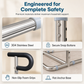 📢📢50% OFF !! ⏰Sofa Stand Assist Rail for Elderly Stainless Steel Sit to Stand Support Frame Grab Bar Mobility Aid
