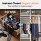 📢📢50% OFF !! ⏰Hang 10 Items Instantly! No-Slip Wooden Multi-Clip Organizer