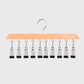 📢📢50% OFF !! ⏰Hang 10 Items Instantly! No-Slip Wooden Multi-Clip Organizer