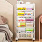 📚 LIMITED‑TIME 50% OFF! 🛞 Movable Bookshelf on Wheels – 5/6 Tiers, 45° Angled, Lockable Casters 📖