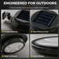 🏠Clip-On Solar Outdoor Accent Light | No-Wiring, Quick-Install for Gutters & Fences💡