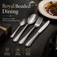🍴✨ 4-Piece Stainless Steel Flatware Set | Durable Metal Cutlery for Home & Camping