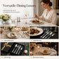 🍴✨ 4-Piece Stainless Steel Flatware Set | Durable Metal Cutlery for Home & Camping