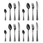 🍴✨ 4-Piece Stainless Steel Flatware Set | Durable Metal Cutlery for Home & Camping