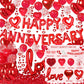❤️✨ Valentine's Day Balloon Decoration Kit | Romantic Party Backdrop Decor