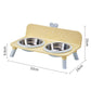 🐶🥣 Elevated Detachable Pet Double Bowls | Raised Feeder for Dogs & Cats