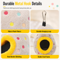 ⏳Time-Limited Special⏰Hanging Cotton Bird Nest Hammock – Double-Layer Fleece Warmth, Enclosed Oval Nesting Cave & Durable Metal Hook – Cozy Winter Hideout for Small Birds 🥚
