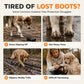 Waterproof Anti-Drop Dog Boots with Adjustable Harness Suspender