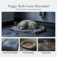 💤 Detachable Oval Pet Bed – Cozy, Moisture-Proof, Scratch Resistant ✨