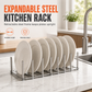 🥘Expandable Stainless Steel Steaming Rack | Adjustable Foldable Steamer Rack for Cooking, Canning & Multi-size Pots