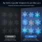 ❄️ Glowing Snowflake Night Light Wall Stickers