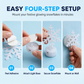 ❄️ Glowing Snowflake Night Light Wall Stickers