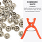 🧷LIMITED-TIME 50% OFF! ⏰ Sew-Free Snap Fastener Plier Kit — No Needle, No Thread