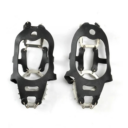 📢📢50% OFF !! ⏰18-Spike Ice Cleats – Slip-On Traction Grips for Snow & Ice